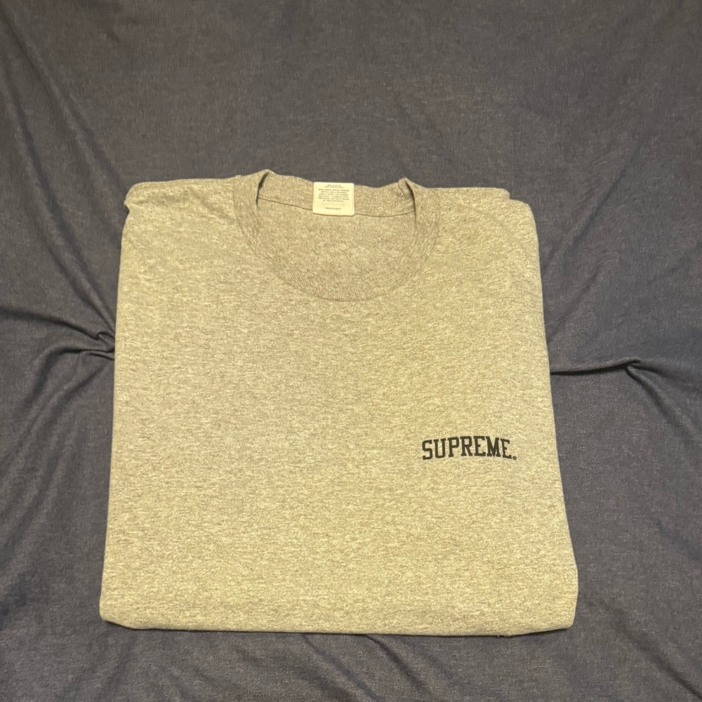Supreme Grey Tee